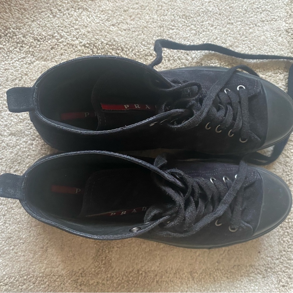 Prada Classic High Top Sneakers - Picture 5 of 7